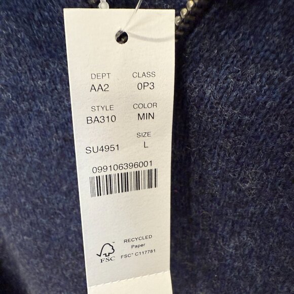 NWT Men's J Crew Merino Wool Blend Sweater Size L - Picture 5 of 6